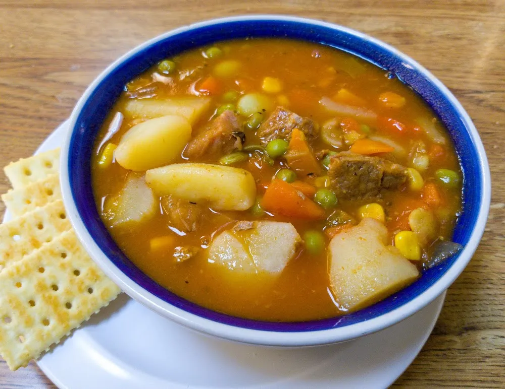 Vegetable Soup with Beef